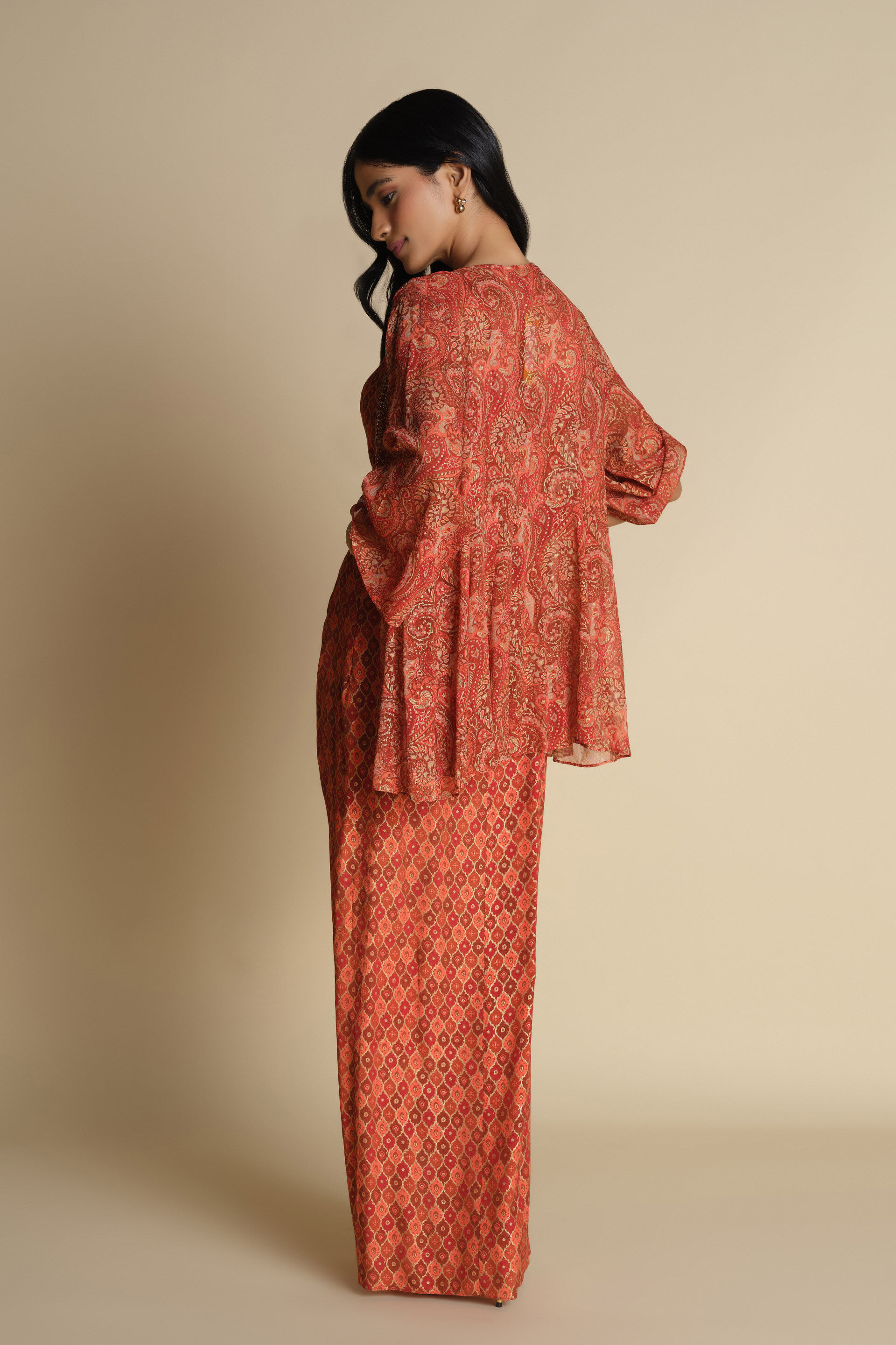 Dillagi Co-ord Set, Rust, image 10